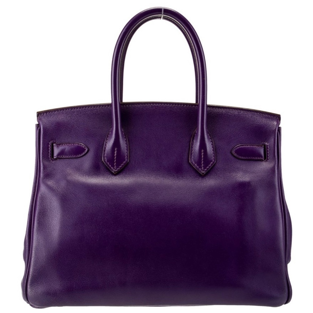 Hermes Birkin 30 swift leather Leather Top-Handle Satchel with Silver Hardware - Picture 3 of 6